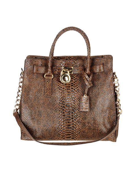 michael kors brown bag|brown suede michael kors handbags.